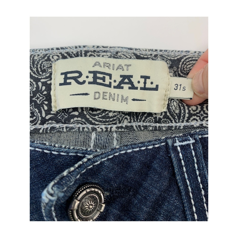 Ariat Women's Dark Wash Boot Cut Jeans - Picture 4 of 10